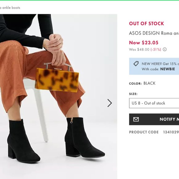 ASOS Design Roma Ankle Boots - Picture 2 of 11